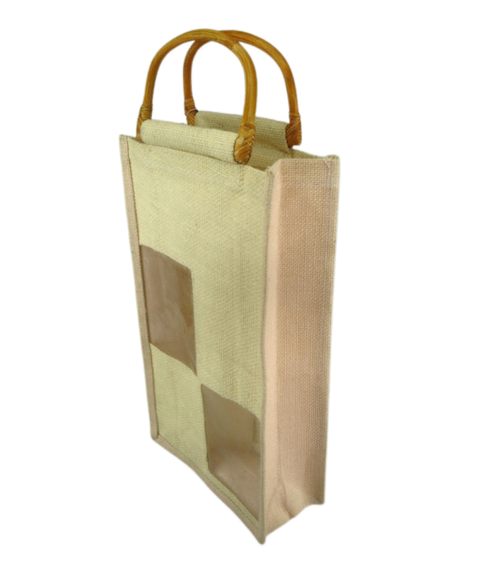 Premium Jute Wine Bag - Image 2